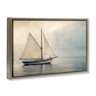 Calm Waters Sea Vessel Floating Frame, design by LSR Design Studio