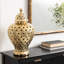Pots décoratifs en céramique avec couvercle géométrique Estarlin-2131187961