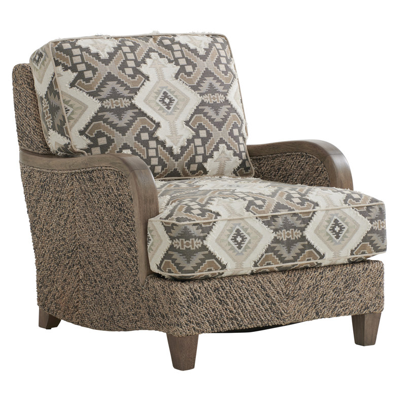 Barclay Butera Upholstery Upholstered Armchair, Light Brown