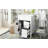 Bathroom Vanity with Ceramic Sink, two Drawers and Storage Racks on the Door-1754678309