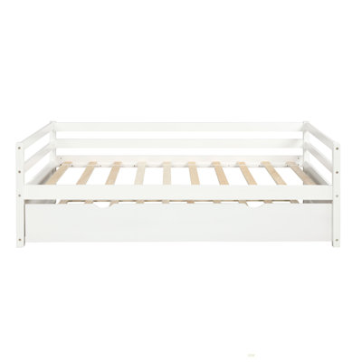 Lit de jour avec cadre gigogne, taille simple (lit de jour)