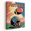 «Retro Football Game Day», reproduction d'art rétro rétro classique-129709396