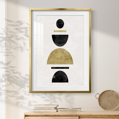 Modern Stack -Framed Print