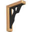Damon 4" Triple Brace Craftsman Ironcrest Bracket-108807759-108806832