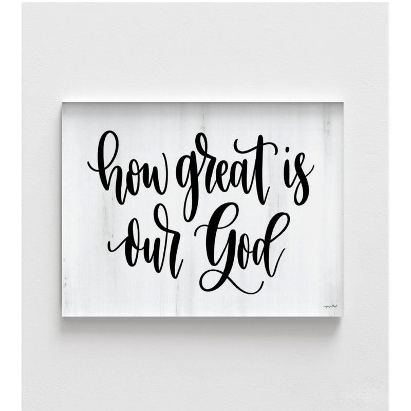 «How Great Is Our God», impression encadrée de psaume 145 et décoration murale Christian Air Bnb, affiche de très grand dieu, décor de bureau de pasteur