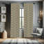 Panneau coulissant tribal semi-diaphane avec passe-tringle-45236892