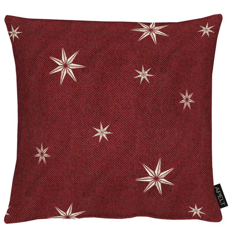 Okeefe Red Square Cushion, Red