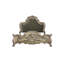 Lit standard bas Mikaylyn, cadre de lit, lit plateforme, lit tapissier traditionnel luxueux-420736324