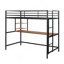 Lit mezzanine en métal avec bureau et tablette-240789805
