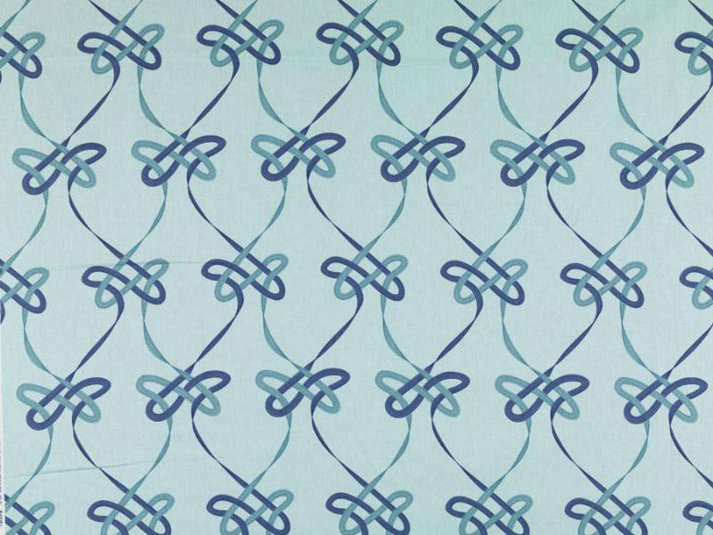 Alhambra Fabric, Blue/Turquoise