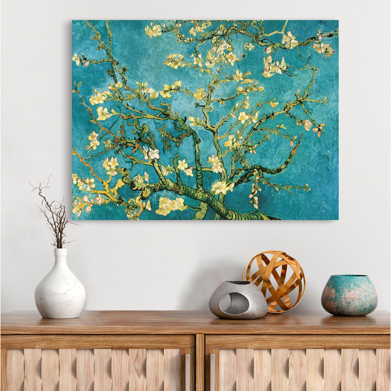 Almond Blossom by Vincent Van Gogh - Wrapped Canvas Print, 70cm H x 100cm W x 4cm D
