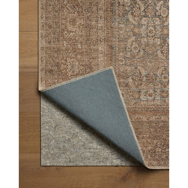 Amber Lewis x Loloi Cambria Ocean / Bark Area Rug, Rectangle 3'6" x 5'6"