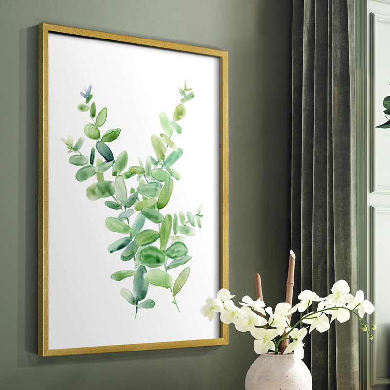 Eucalyptus III Framed Print - Solid Wood, 10" H x 8" W