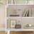 Tall Bookcase with Rattan Doors, 5 Tier Storage Wood Shelves Large Bookshelf, Pantry Cabinet Storage Cabinet for Kitchen, Living Room, Entryway-1012891266