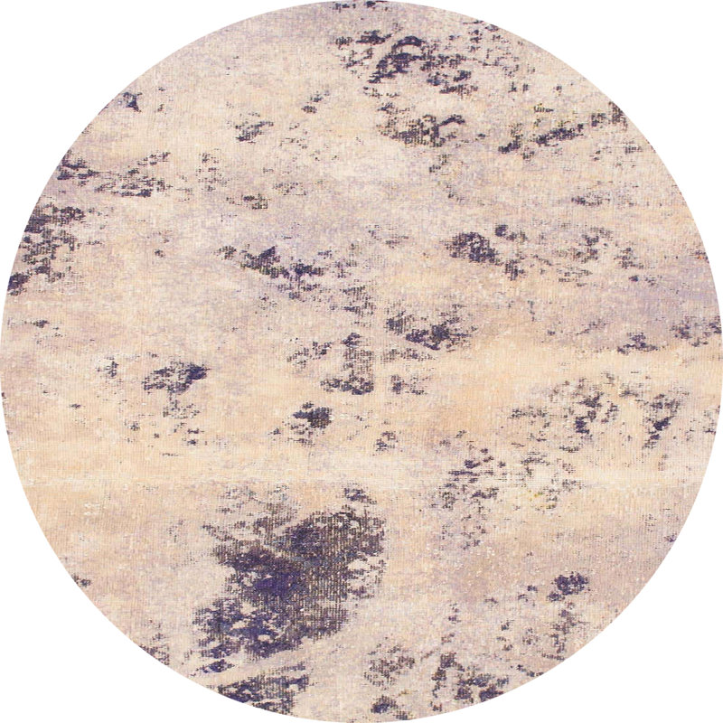 Abstract Indoor Rug, Round 4'