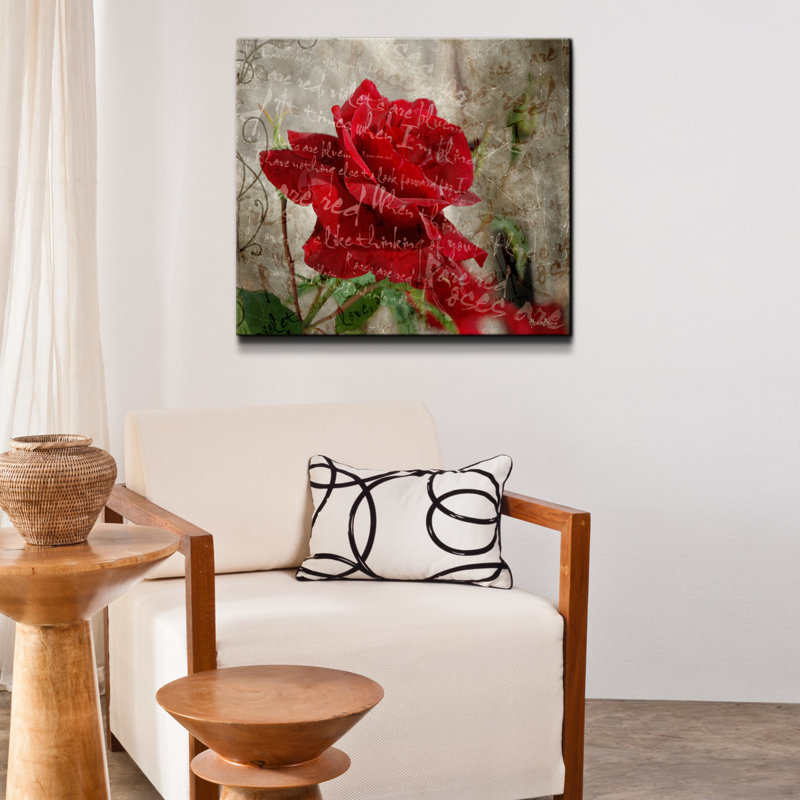 « roses is red iii », impression sur toile