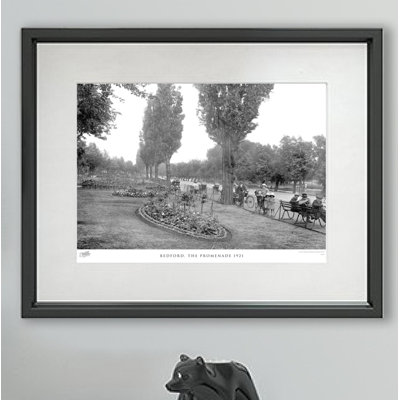 Bedford, The Promenade 1921 - Single Picture Frame Print