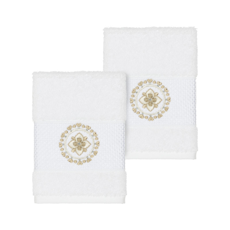 Isabelle Turkish Cotton Washcloth, White