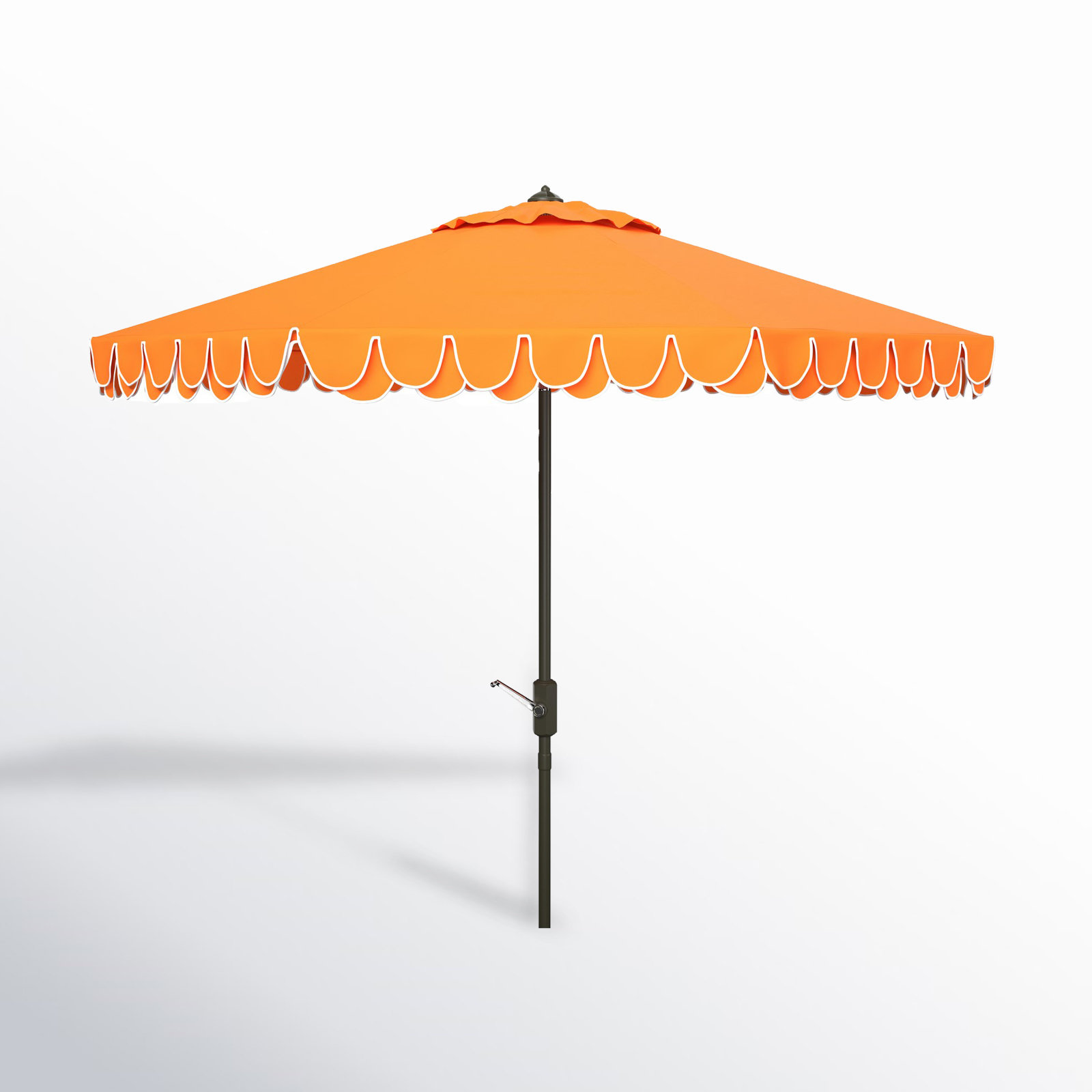 Iago 9' Market Umbrella, Orange, Brown
