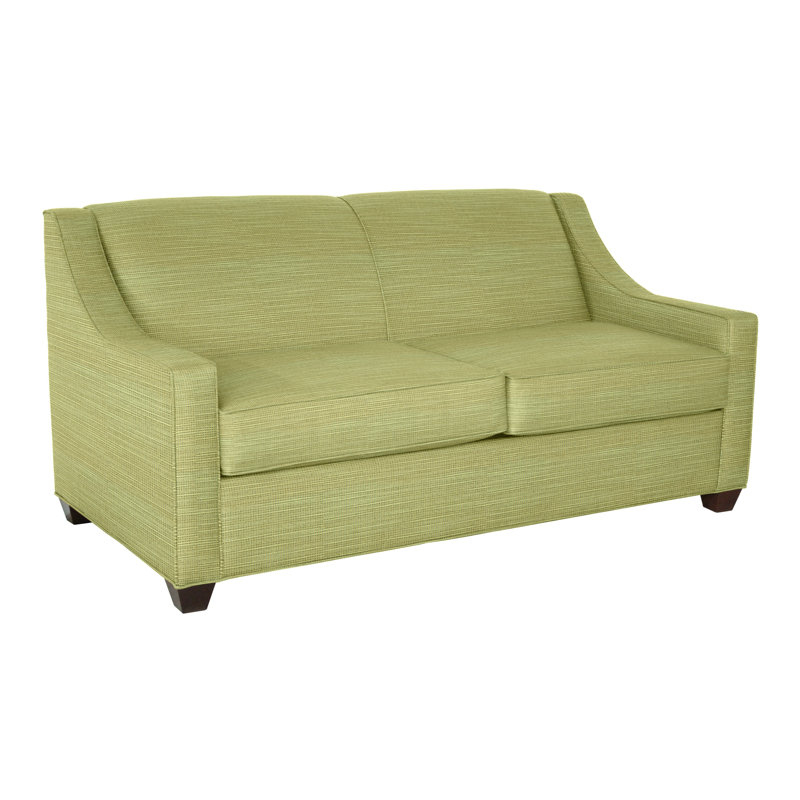 Phillips 68" Recessed Arm Sofa Bed with Reversible Cushions, Ridgecrest Meadow, Hybrid, Cafelle