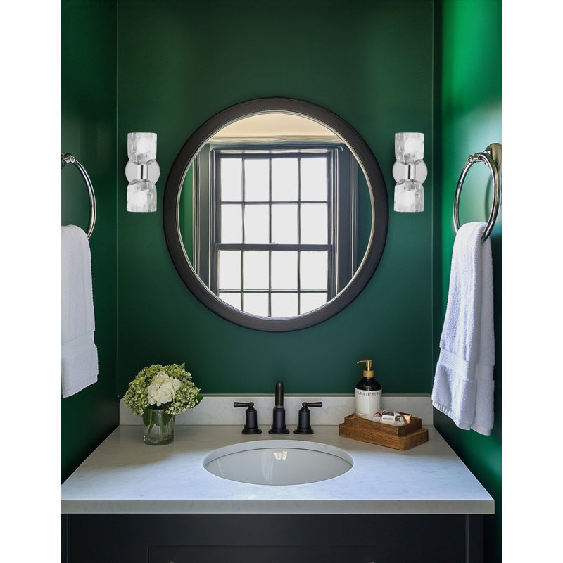 Éclairage pour meuble-lavabo 2 lumières Griffith, Chrome poli