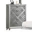 Commode en acrylique de style contemporain avec pieds en acrylique et relief de style art déco-647094149