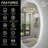 UL Certified LED Anti-Fog Tempered Glass Oval Bathroom/Vanity Mirror - Basics by Wayfair™-2013004146