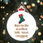 Xmas When You Stop Believing Wooden Bauble Plaque