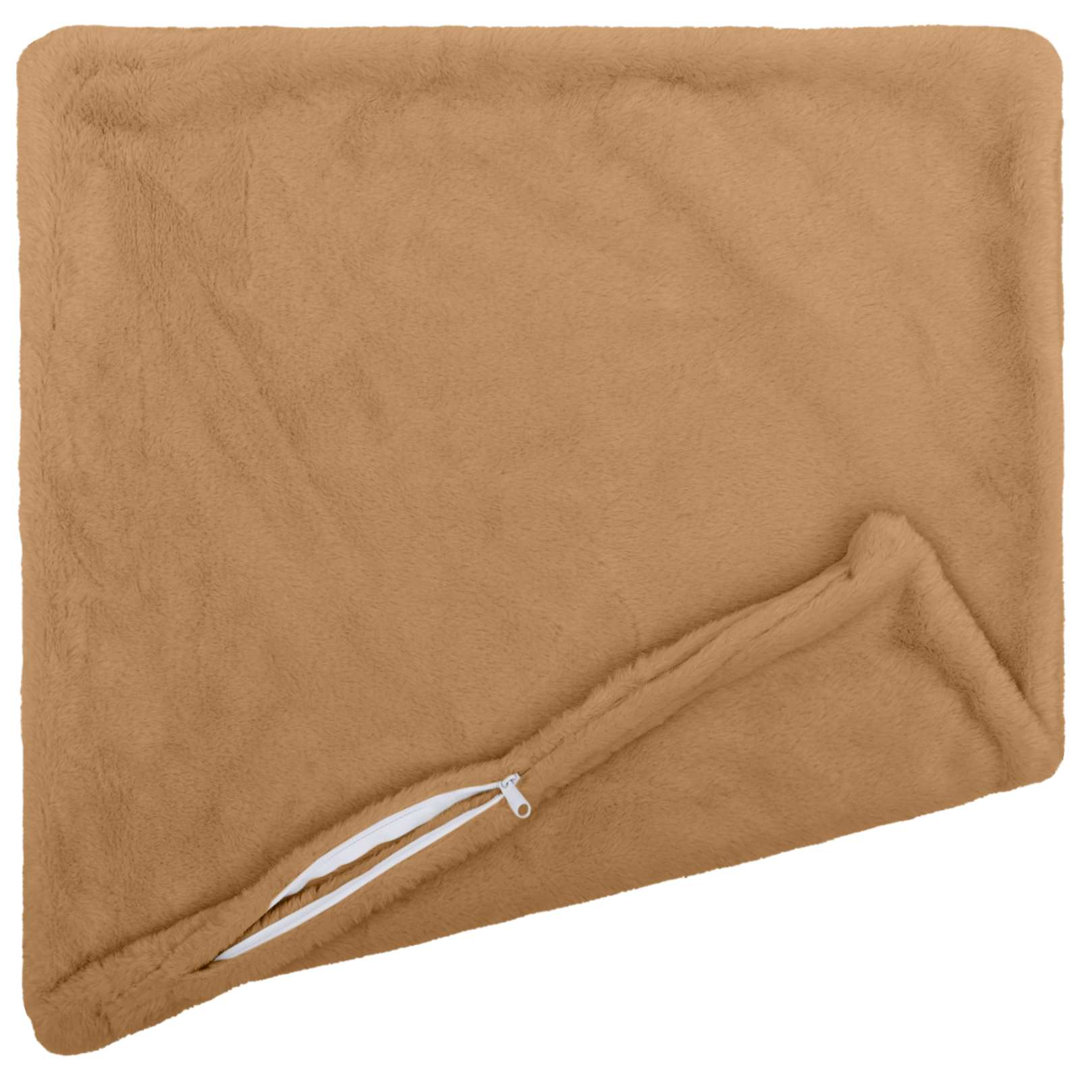 vidaXL - Cushion Cover - 60 x 60 cm - Brown - Image 2