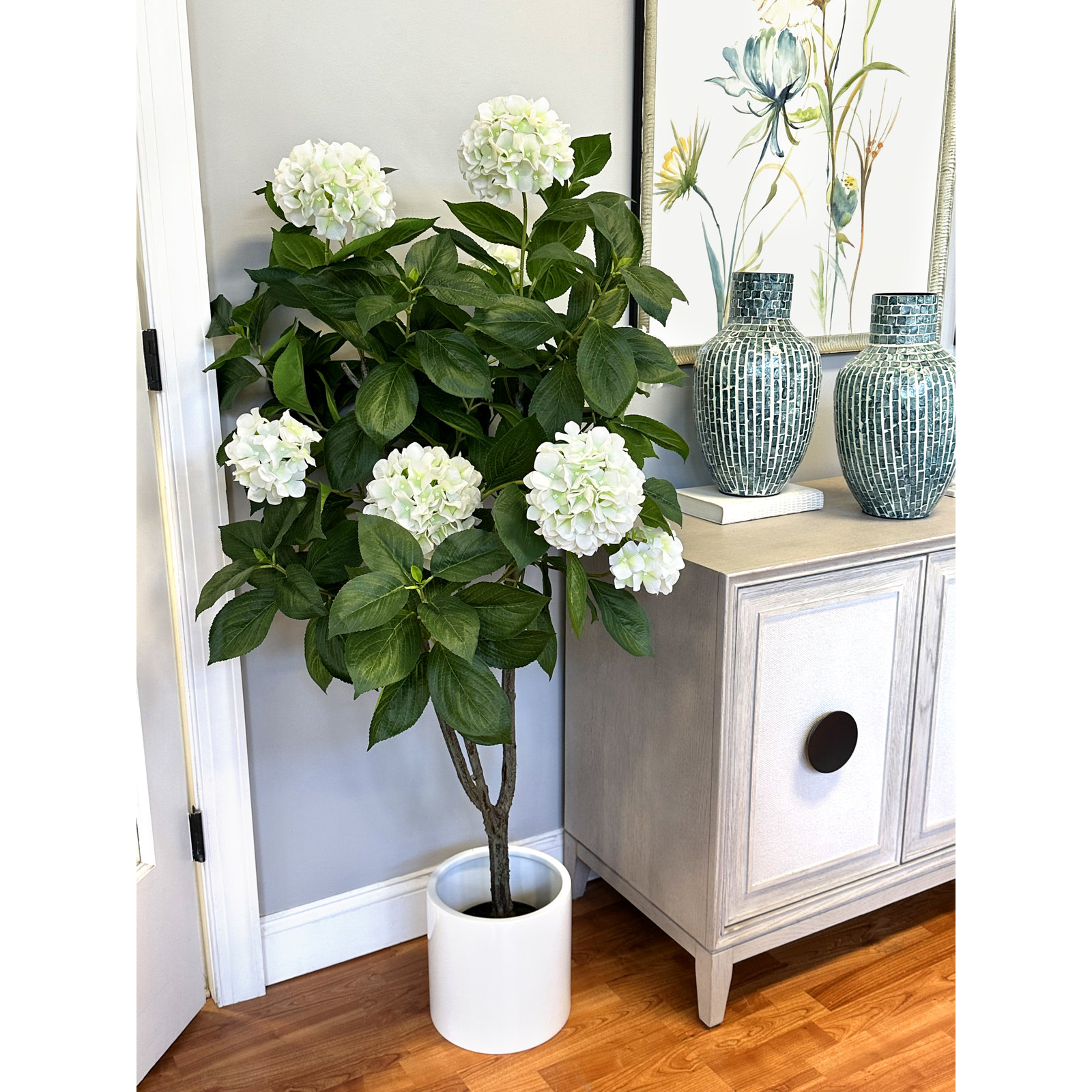 Danao City 59" Hydrangea Tree with Base