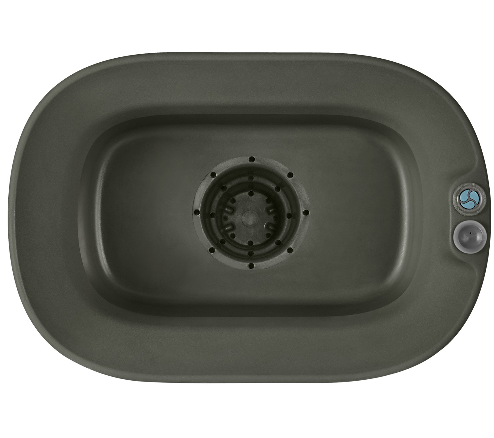 Mod Planter Box, 20" x 14" x 24"H - Narrow, Olive