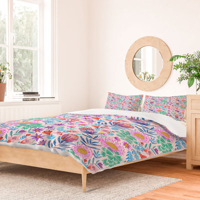 Polyester No Floral Duvet Cover