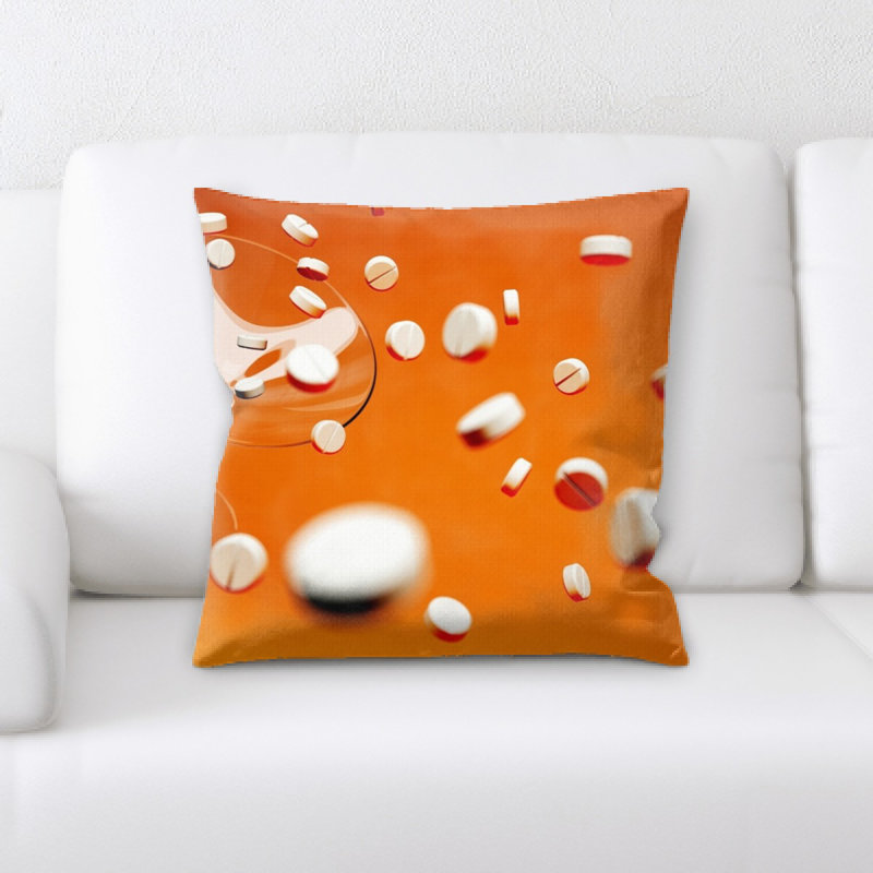 Coussin décoratif à tablettes