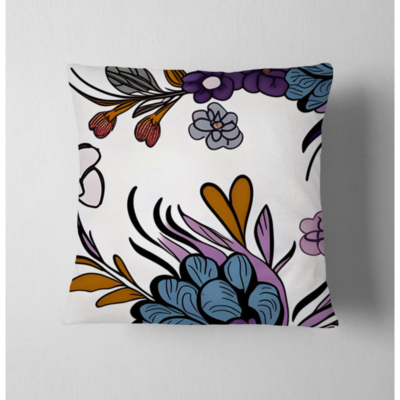 Coussin décoratif, H 16 po x l 16 po, Housse de coussin seulement - sans coussin