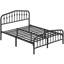 Valour Bed Frames Metal Platform Bed with Headboard-687010994-686137903