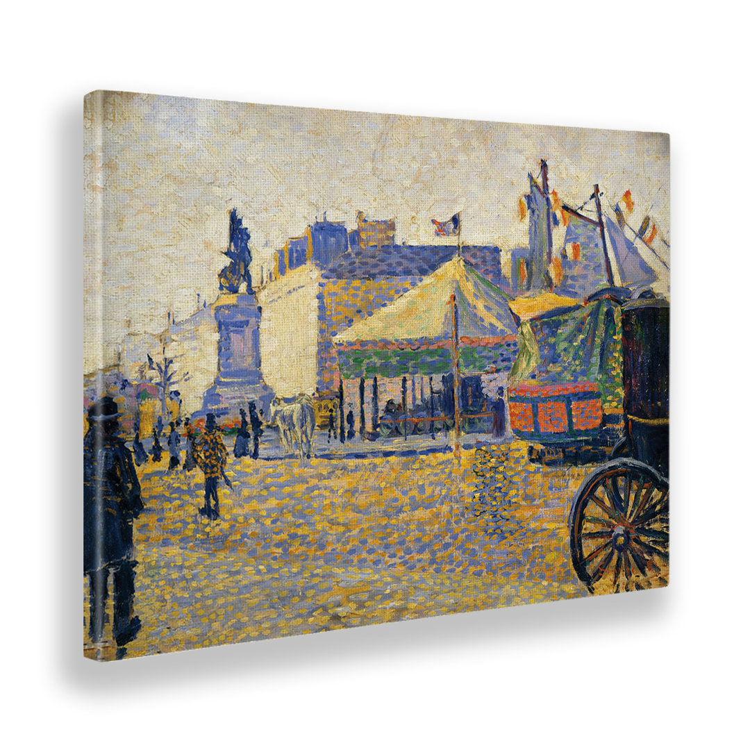 Wandbild Place de Clichy von Paul Signac