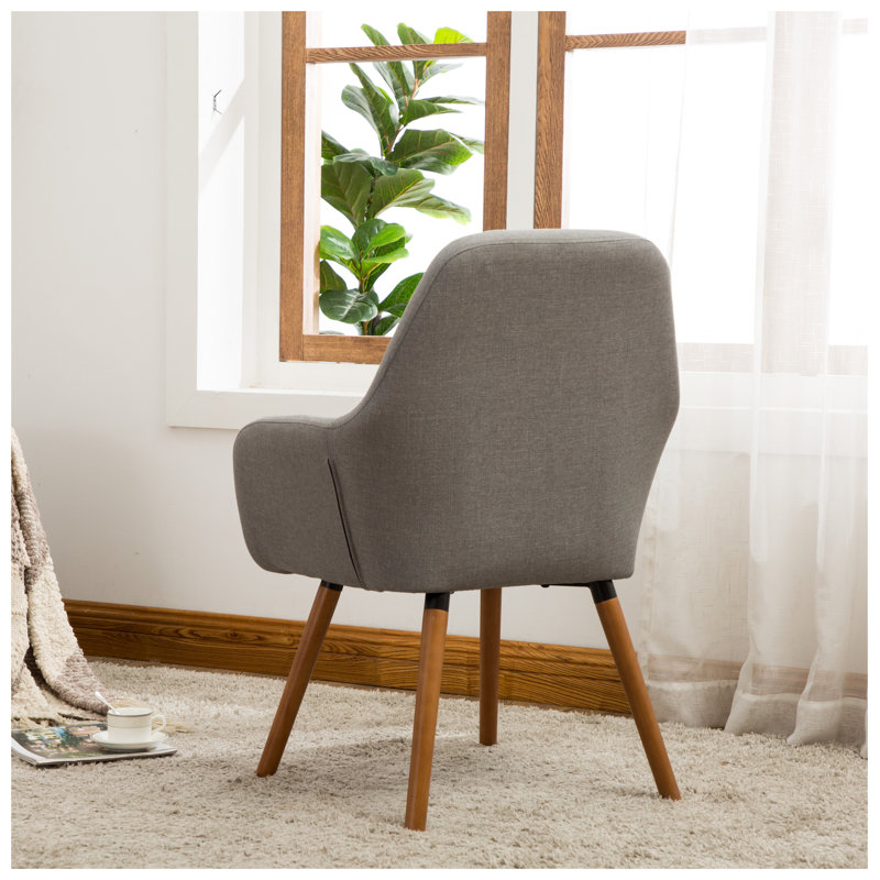 Chaise d'appoint Tuchico, Gray Polyester