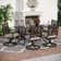 Asfand Rectangular 6 - Person 63.6" Long Dining Set with Cushions