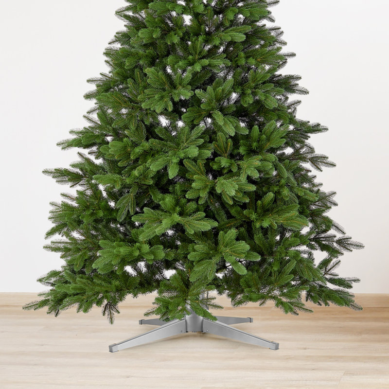 Latitude Run® Rotating Tree Stand Base w/Snowdrift 6.5' Pine Christmas Tree