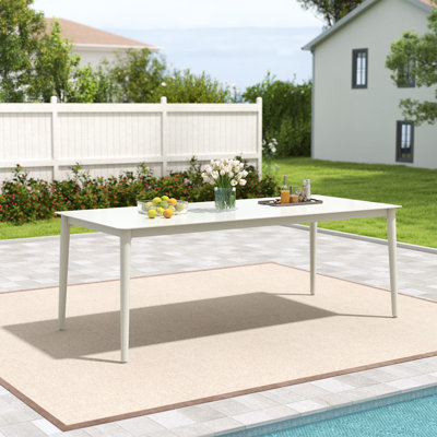 Table de salle à manger en aluminium pour 8 personnes Breeze