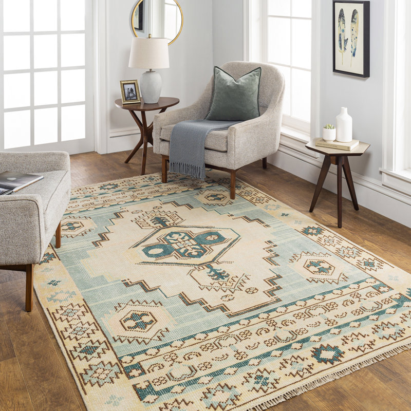 Oriental Indoor Rug, Rectangle 3'6" x 5'6"