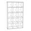 176.3cm H x 107.2cm W Standard Bookcase-1020559275