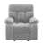100 % polyester gris est en rupture de stock