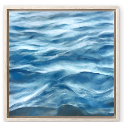 Coastal Retreat Underwater Clouds III by  - Floater Frame Print on Canvas