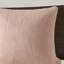 Queen Size Blush Cotton Duvet Cover , Geometric Design, 2 Shams Full/Queen With Colour, Included