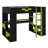 Loft Bed with Integrated Power Station, USB/Type-C Charging Ports, and Customizable RGB Lighting System-2038415973