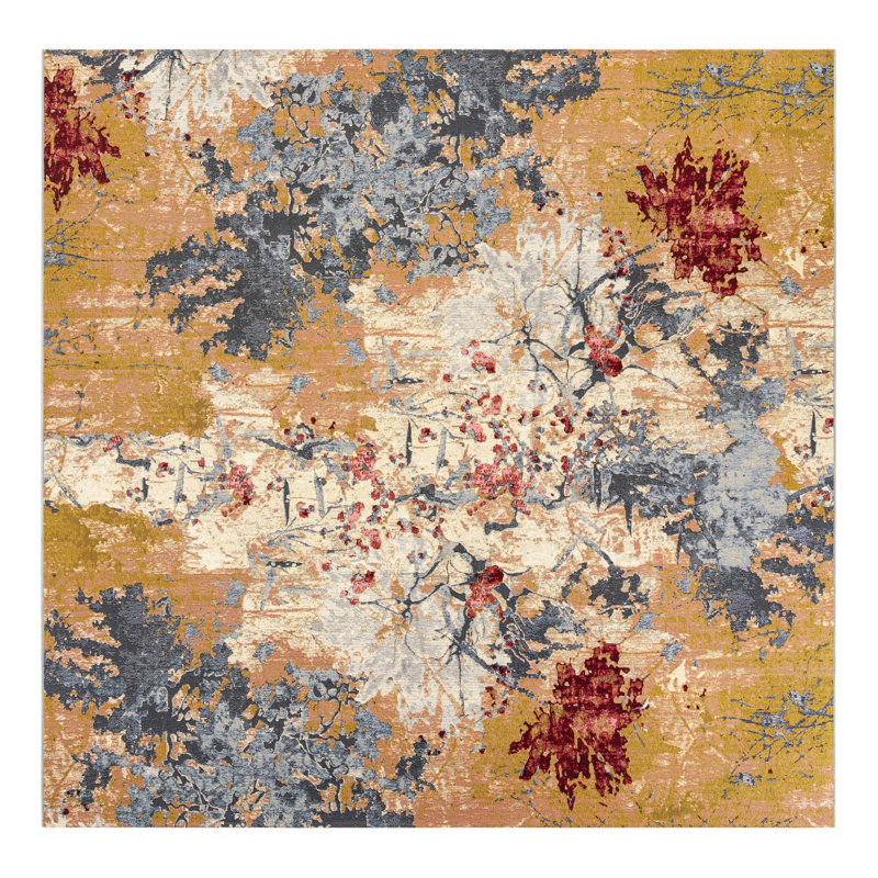 Keazia Indoor/Outdoor Area Rug, Square 10'