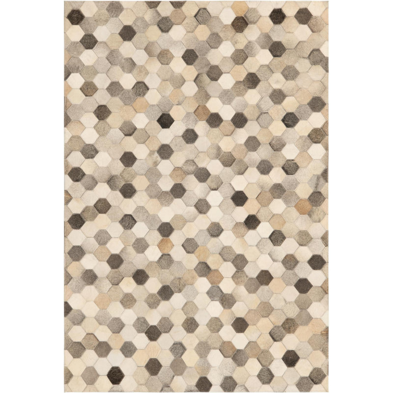 Shasa Abstract Indoor Rug, Rectangle 4'1" x 6'1"