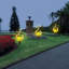 Allizon Bronze Solar Powered Integrated LED Metal Pathway Lights