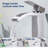 Waterfall Bathroom Faucet For Sink Single Hole,pop Up Drain With Overflow,single Handle-102094223
